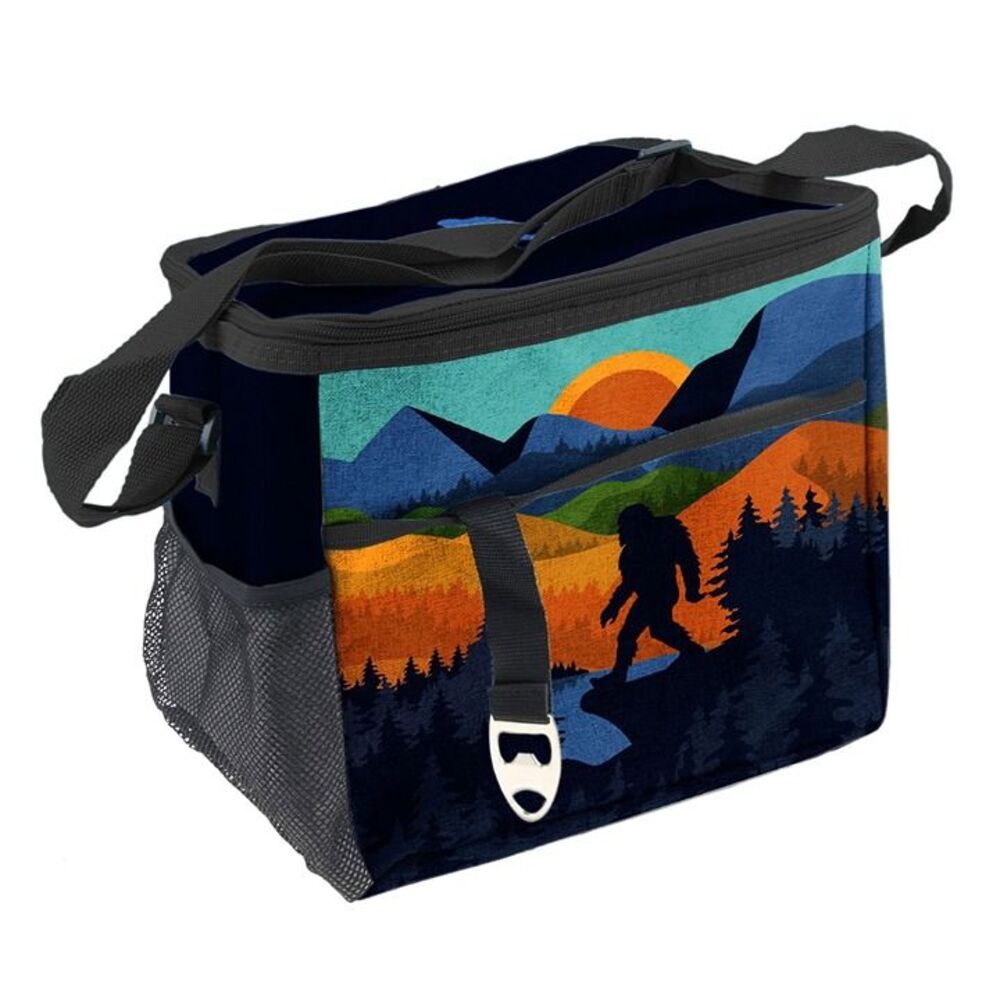 Bigfoot Cooler Bag 18-can hot cold strap pockets camping travel Sasquatch yeti